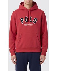Polo Ralph Lauren - Cotton Blend Hoodie With Logo - Lyst