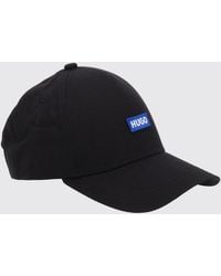 HUGO - Cotton Baseball Cap With Logo Patch And Velcro Closure - Lyst