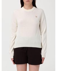 Maison Kitsuné - Maison Kitsun&Eacute Merino Wool Crew-Neck Pullover - Lyst
