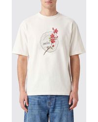 Drole de Monsieur - Cotton T-Shirt With Graphic Print And Vintage Logo - Lyst