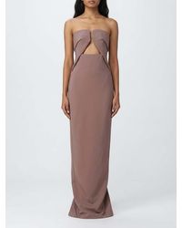 Rick Owens - Off-The-Shoulder Long Evening Gown - Lyst