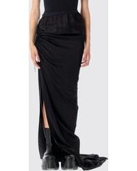 Rick Owens - Schwarzer Seiden- &Amp; Nylonrock - Lyst