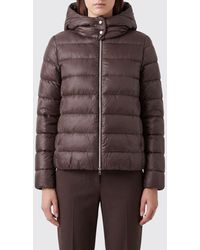 Herno - Short Water-Repellent Quilted Nylon Down Jacket With Hood - Lyst