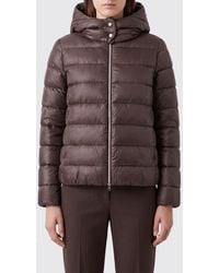 Herno - Short Water-Repellent Quilted Nylon Down Jacket With Hood - Lyst