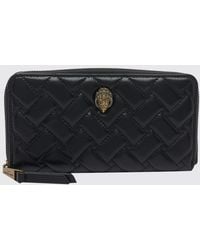 Kurt Geiger - Eagle Matelassé Nappa Leather Wallet - Lyst