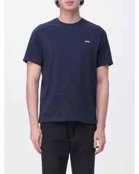 Autry - Cotton Crewneck T-Shirt With Logo - Lyst