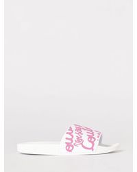 Versace Jeans Couture - Rubber Sliders With Printed Logo - Lyst