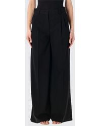 THE GARMENT - High-Waisted Wide-Leg Viscose Blend Trousers - Lyst