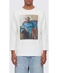 Junya Watanabe - Long-Sleeved Graphic Print Cotton T-Shirt - Lyst