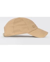Gucci - Cotton Twill Baseball Cap With Rhinestone Logo And Rigid Visor - Lyst