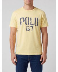 Polo Ralph Lauren - Cotton T-Shirt With Logo - Lyst