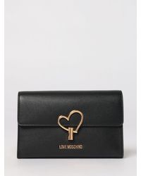 Love Moschino - Faux Leather Bag With Heart - Lyst