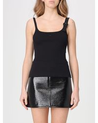 Courreges - Courr&Egrave	Ges Cotton Tank Top - Lyst