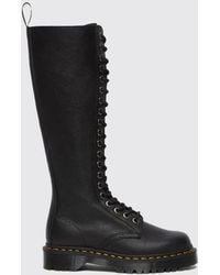 Dr. Martens - 1B60 Bex Knee-High Leather Boots With Side Zip And Pull-Tab - Lyst