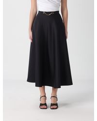 Elisabetta Franchi - Satin Skirt - Lyst