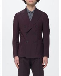 Antonio Marras - Pinstriped Cotton Double-Breasted Blazer - Lyst