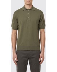 Zanone - Cotton Knit Polo Shirt - Lyst