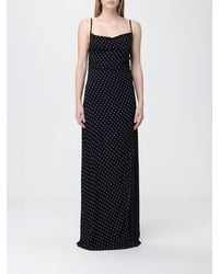 Mar De Margaritas - Printed Viscose Long Dress - Lyst