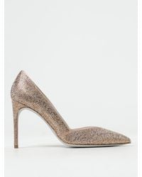 Rene Caovilla - René Caovilla Vivienne Pumps In Satin With Rhinestones - Lyst