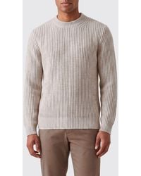 Kangra - Crew-Neck Wool Blend Long-Sleeved Jumper - Lyst