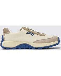 Camper - Drift Trail Leather And Suede Sneakers With Vibram Sole - Lyst