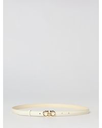 Ferragamo - Gancini Gürtel Aus Genarbtem Leder - Lyst