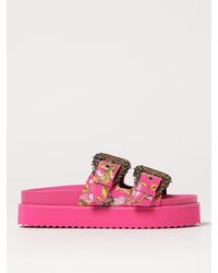 Versace Jeans Couture - Flat Sandals - Lyst