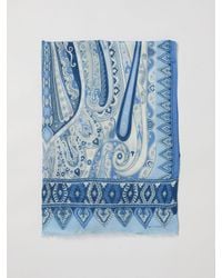 Etro - Modal Scarf With Paisley Jacquard - Lyst