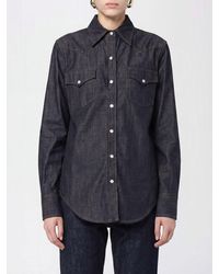 A.P.C. - Jeanshemd Aus Bio-Baumwolle Mit Aufgesetzten Taschen - Lyst