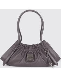 Marc Jacobs - The Cristina Leather Shoulder Bag With Double Handle And Padlock - Lyst