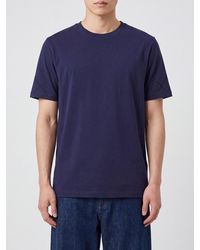 Thom Krom - Longline Cotton Crewneck T-Shirt With Contrast Logo - Lyst