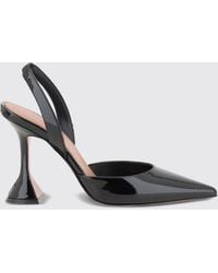 AMINA MUADDI - Holli Patent Leather Slingback Pumps With Iconic Martini Heel - Lyst