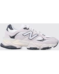 New Balance - 9060 Mesh And Suede Trainers With Abzorb Midsole - Lyst