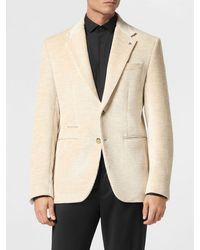 Philipp Plein - Single-Breasted Velvet Blazer With Peak Lapels - Lyst
