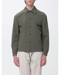 Paolo Pecora - Cotton Seersucker Shirt Jacket - Lyst