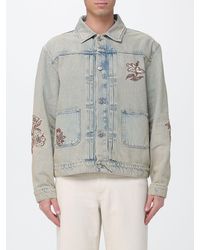 Drole de Monsieur - Embroidered Denim Jacket - Lyst