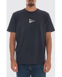 BOSS - Cotton T-Shirt With Contrasting Graphic Print And Logo - Lyst