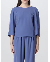 Emporio Armani - Blouse In Cady - Lyst