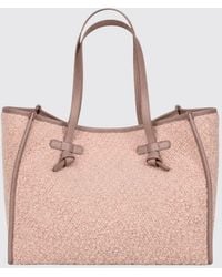 Gianni Chiarini - Marcella Wool Blend Shoulder Bag With Leather Handles - Lyst