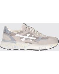 Premiata - Mick Used Suede And Mesh Sneakers - Lyst