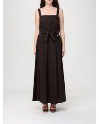 Liu Jo - Cotton Dress With Floral Print - Lyst