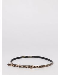 Liu Jo - Animal Print Synthetic Leather Belt - Lyst