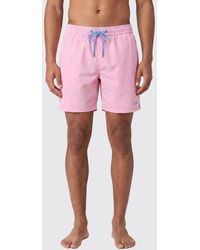 MC2 Saint Barth - Short Swim Shorts With Elasticated Drawstring Waist - Lyst