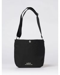 A.P.C. - Journal Canvas Bag - Lyst