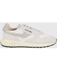 Autry - Reelwind Nylon And Suede Bovine Leather Sneakers With Jagged Sole - Lyst