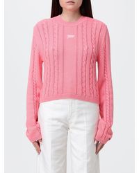 Tommy Hilfiger - Cotton Knit Top With Logo - Lyst