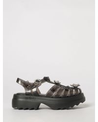 Melissa X Susan Fang - Possession Sakura Pvc Platform Sandals With Flower Appliqué - Lyst