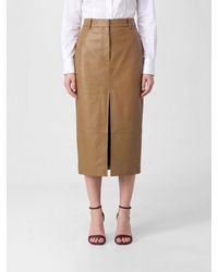KHAITE - High-Waisted Midi Pencil Skirt - Lyst