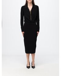 Elisabetta Franchi - Midi Sheath Dress - Lyst