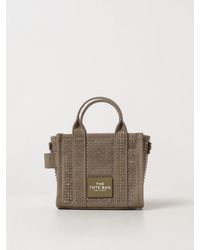 Marc Jacobs - Borsa The Crystal in canvas con strass - Lyst